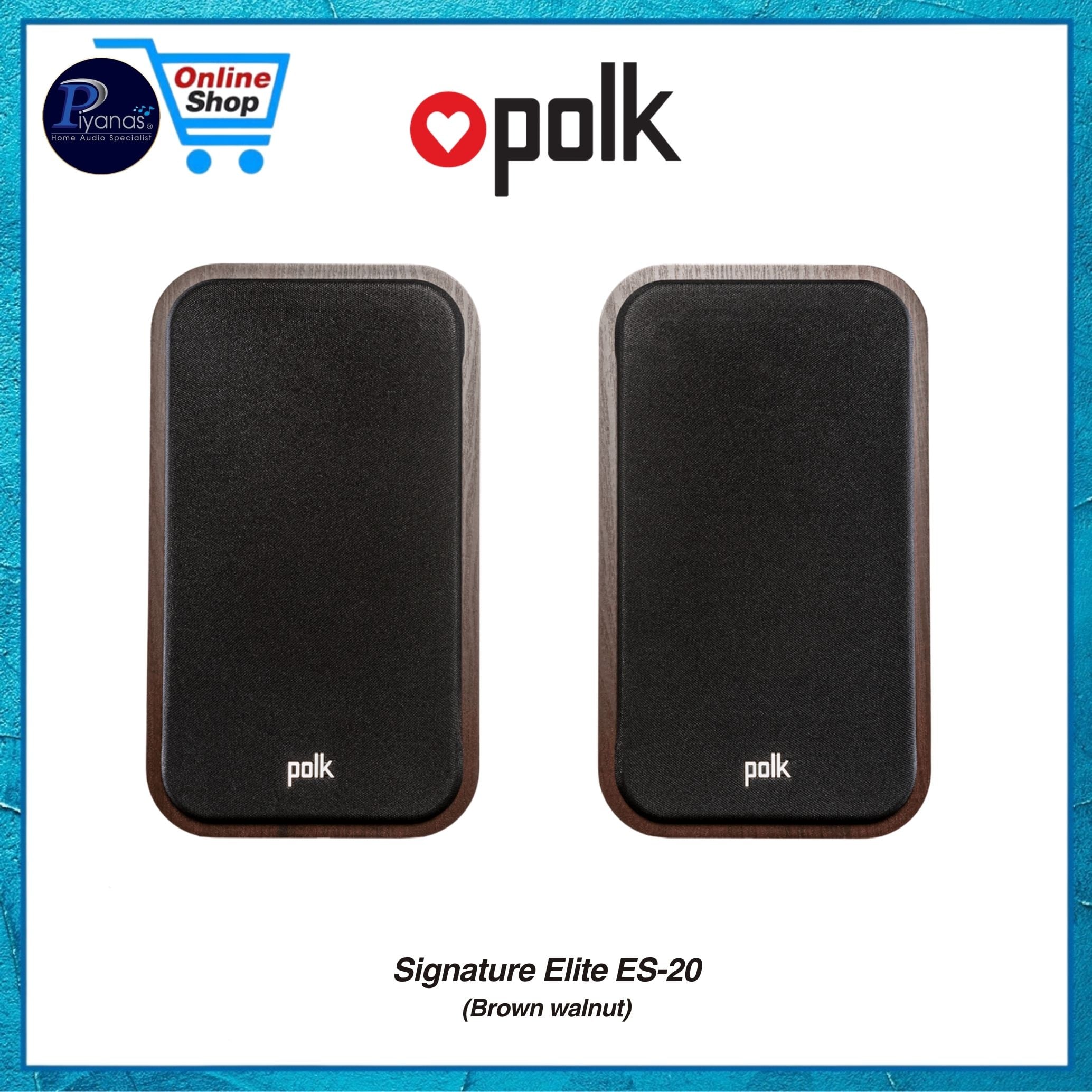 ลำโพงบุ๊คเชลฟ์ POLK AUDIO SIGNATURE ELITE ES-20 สี BROWN WALNUT_3